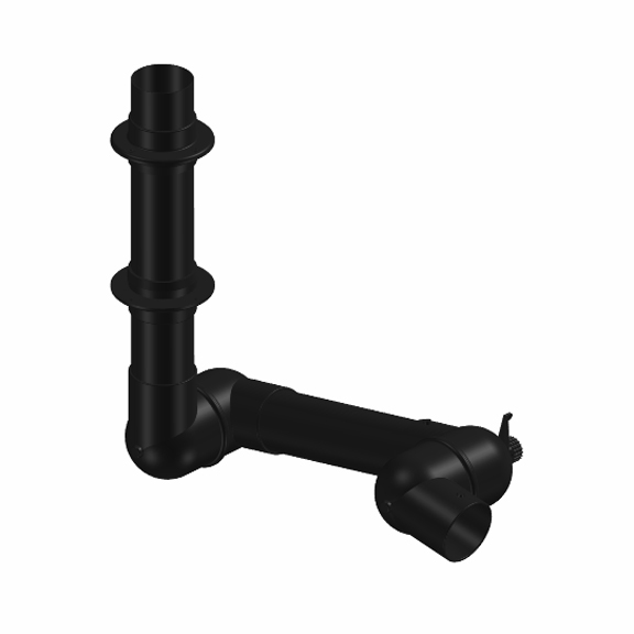 ALSIDENT Suction arm, 100 mm, antistatic