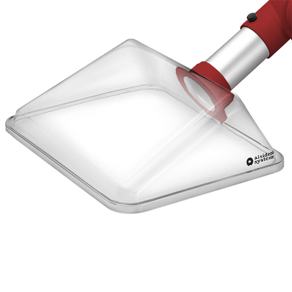 Artikelbild 1 des Artikels ALSIDENT Absaughaube eckig, NW 50, 245x220 mm, rot ALSIDENT Absaughaube eckig, NW 50, 245x220 mm, rot