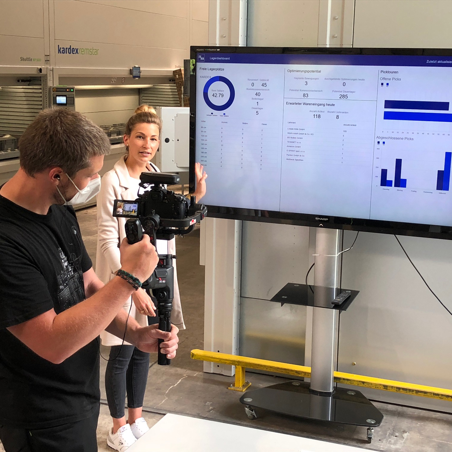 Und Action! – MitarbeiterInnen vor die Kamera Metal Works TV zeigt neue Arbeits- und Fertigungswelt bei TEKA am Standort Coesfeld