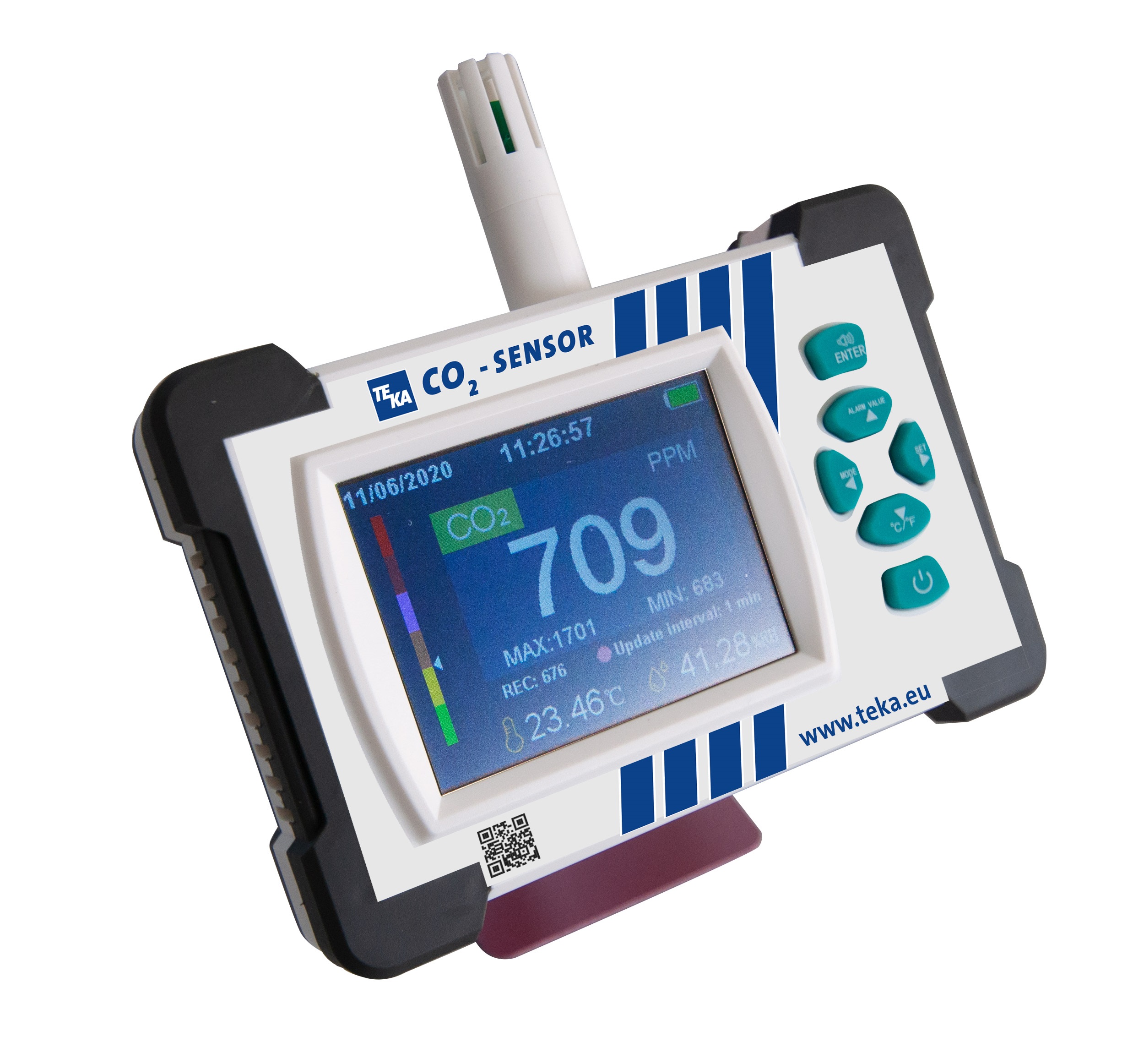 Kohlendioxid Detektor CO2 ppm-Tester