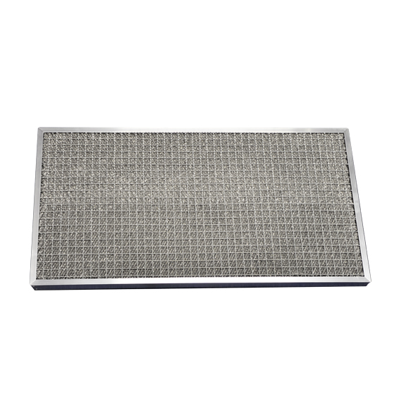 Wire mesh filter 295 x 595 x 50 mm in aluminium