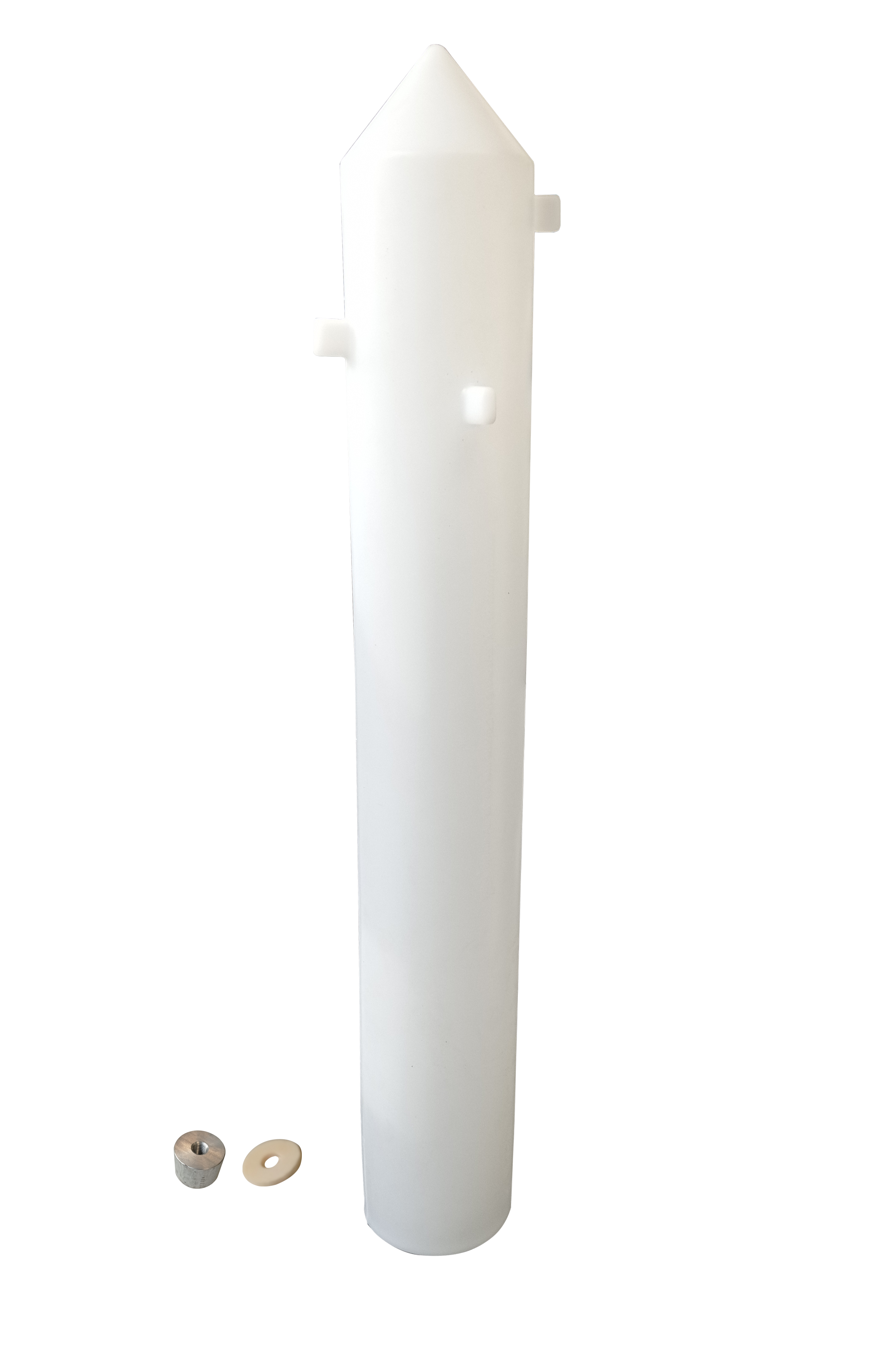 Plastic cone for filter cartridge